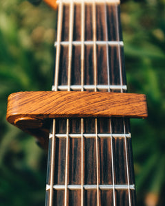 Wood Grain Guitar Capo - The Groovy Guitar Dude